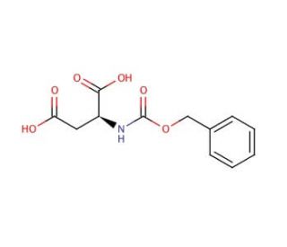 N-[(phenylmethoxy)carbonyl]-L-Asparticacid (CAS 1152-61-0) - chemical structure image
