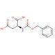 N-[(phenylmethoxy)carbonyl]-L-Asparticacid (CAS 1152-61-0) - chemical structure image