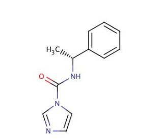 N-[(R)-(&plus;)-1-Phenylethyl]imidazole-1-carboxamide - chemical structure image