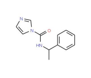 N-[(S)-(&minus;)-1-Phenylethyl]imidazole-1-carboxamide (CAS 151252-80-1) - chemical structure image