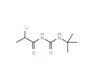 N-[(tert-butylamino)carbonyl]-2-chloropropanamide - chemical structure image