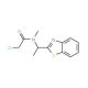 N-[1-(1,3-benzothiazol-2-yl)ethyl]-2-chloro-N-methylacetamide (CAS 847783-40-8) - chemical structure image