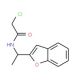 N-[1-(1-benzofuran-2-yl)ethyl]-2-chloroacetamide - chemical structure image