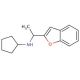 N-[1-(1-Benzofuran-2-yl)ethyl]-N-cyclopentylamine - chemical structure image