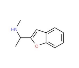 N-[1-(1-benzofuran-2-yl)ethyl]-N-methylamine - chemical structure image
