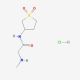 N-(1,1-dioxidotetrahydrothien-3-yl)-2-(methylamino)acetamide hydrochloride - chemical structure image