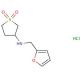 N-(1,1-dioxidotetrahydrothien-3-yl)-N-(2-furylmethyl)amine hydrochloride - chemical structure image