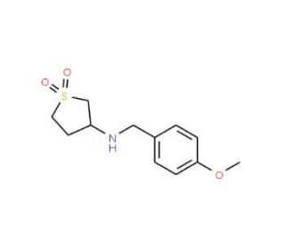 N-(1,1-dioxidotetrahydrothien-3-yl)-N-(4-methoxybenzyl)amine - chemical structure image