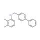 N-([1,1′-Biphenyl]-4-ylmethyl)-2,3-dimethylaniline - chemical structure image