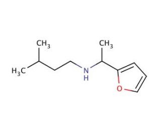 N-[1-(2-Furyl)ethyl]-N-(3-methylbutyl)amine - chemical structure image