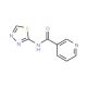 N-(1,3,4-Thiadiazolyl)nicotinamide (CAS 51987-99-6) - chemical structure image