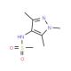 N-(1,3,5-Trimethyl-1H-pyrazol-4-yl)methanesulphonamide (CAS 53483-73-1) - chemical structure image