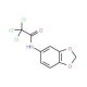N-1,3-benzodioxol-5-yl-2,2,2-trichloroacetamide - chemical structure image