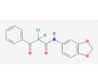 N-1,3-benzodioxol-5-yl-2-chloro-3-oxo-3-phenylpropanamide - chemical structure image