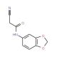 N-1,3-Benzodioxol-5-yl-2-cyanoacetamide - chemical structure image