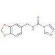 N-(1,3-benzodioxol-5-ylmethyl)-1H-imidazole-1-carboxamide - chemical structure image