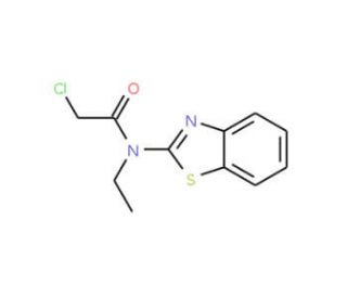 N-1,3-benzothiazol-2-yl-2-chloro-N-ethylacetamide - chemical structure image