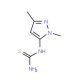N-(1,3-dimethyl-1H-pyrazol-5-yl)thiourea - chemical structure image