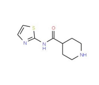 N-(1,3-thiazol-2-yl)piperidine-4-carboxamide - chemical structure image