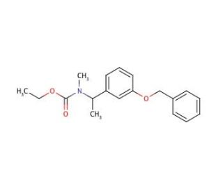 N-[1-(3&prime;-Benzyloxyphenyl)ethyl]-N-methyl-O-ethylcarbamate (CAS 1159977-08-8) - chemical structure image