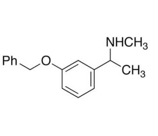N-[1-(3&prime;-Benzyloxyphenyl)ethyl]-N-methylamine (CAS 123926-66-9) - chemical structure image