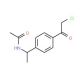 N-{1-[4-(2-chloroacetyl)phenyl]ethyl}acetamide (CAS 874594-00-0) - chemical structure image