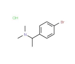 N-[1-(4-Bromophenyl)ethyl]-N,N-dimethylaminehydrochloride - chemical structure image