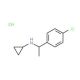 N-[1-(4-chlorophenyl)ethyl]cyclopropanamine hydrochloride - chemical structure image
