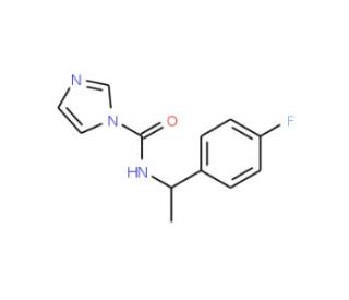 N-[1-(4-fluorophenyl)ethyl]-1H-imidazole-1-carboxamide - chemical structure image