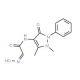 N-(1,5-Dimethyl-3-oxo-2-phenyl-2,3-dihydro-1H-pyrazol-4-yl)-2-hydroxyimino-acetamide - chemical structure image