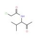 N-(1-acetyl-2-methylpropyl)-2-chloroacetamide - chemical structure image