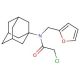 N-1-adamantyl-2-chloro-N-(2-furylmethyl)acetamide - chemical structure image