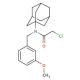 N-1-adamantyl-2-chloro-N-(3-methoxybenzyl)acetamide - chemical structure image