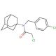 N-1-adamantyl-2-chloro-N-(4-chlorobenzyl)acetamide - chemical structure image