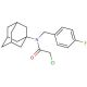 N-1-adamantyl-2-chloro-N-(4-fluorobenzyl)acetamide - chemical structure image