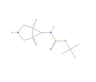 N-(1&alpha;,5&alpha;,6&alpha;)-3-&Alpha;zabicyclo[3.1.0]hex-6-yl-carbamic Acid 1,1-Dimethylethyl Ester (CAS 134575-17-0) - chemical structure image