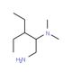 N-[1-(aminomethyl)-2-ethylbutyl]-N,N-dimethylamine - chemical structure image