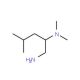 N-[1-(aminomethyl)-3-methylbutyl]-N,N-dimethylamine - chemical structure image