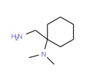 N-[1-(aminomethyl)cyclohexyl]-N,N-dimethylamine (CAS 41806-09-1) - chemical structure image