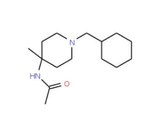 N-(1-Benzyl-4-methyl-piperidine-4-yl)acetamide (CAS 155928-37-3) - chemical structure image