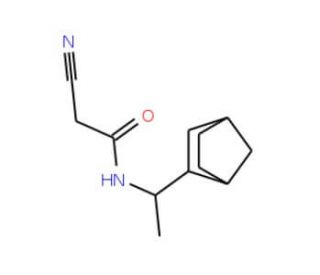 N-(1-Bicyclo[2.2.1]hept-2-ylethyl)-2-cyanoacetamide - chemical structure image