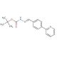 N-1-Boc-N-2-[4-(2-pyridinyl)benzylidene]hydrazone (CAS 198904-84-6) - chemical structure image