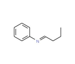 N-(1-Butylidene)-N-phenylamine (CAS 4275-07-4) - chemical structure image