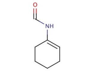 N-(1-Cyclohexenyl)formamide (CAS 40652-40-2) - chemical structure image