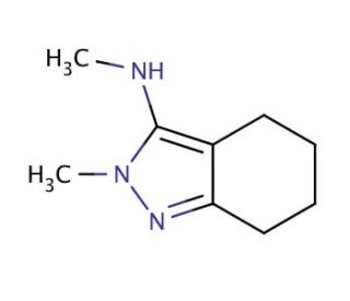 N,1-Dimethyl-4,5,6,7-tetrahydro-1H-indazol-3-amine (CAS 17289-49-5) - chemical structure image