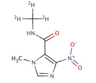 N,1-Dimethyl-4-nitro-5-imidazolecarboxamide-d3 - chemical structure image