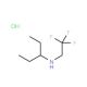 N-(1-ethylpropyl)-N-(2,2,2-trifluoroethyl)amine hydrochloride - chemical structure image