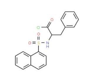 N-(1-Naphthalenesulfonyl)-L-phenylalanyl Chloride (CAS 146864-62-2) - chemical structure image
