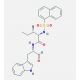 N-(1-Naphthalenylsulfonyl)-Ile-Trp-aldehyde (CAS 161709-56-4) - chemical structure image