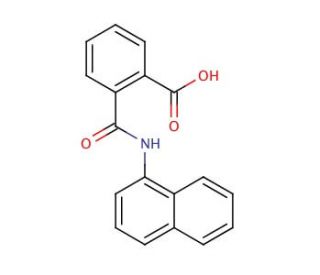 N-1-Naphthylphthalamidic acid (CAS 132-66-1) - chemical structure image